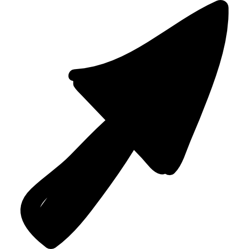 Up right arrow